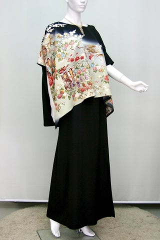 KIMONO文珠庵の留袖地を使用した留袖ドレス 結婚式のお母様、ご親族 